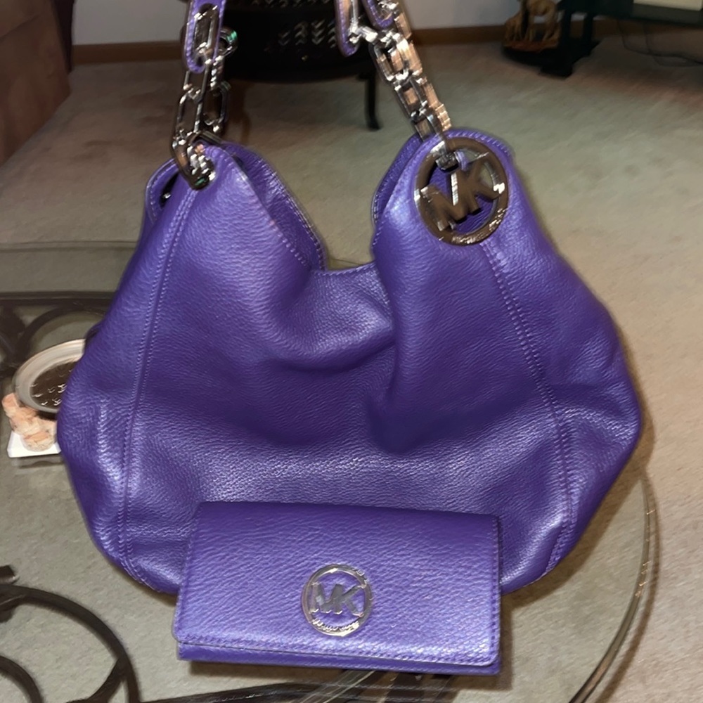 Michael Kors purse and wallet